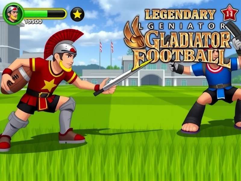 Action-packed LGF matches Legendary Gladiator Football Gameplay
